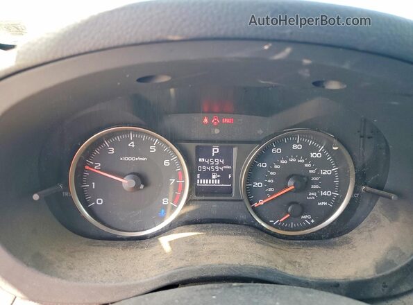 JF2GPABC1GH202205 2016 SUBARU CROSSTREK Blue Սարքավորումների վահանակի տեսք