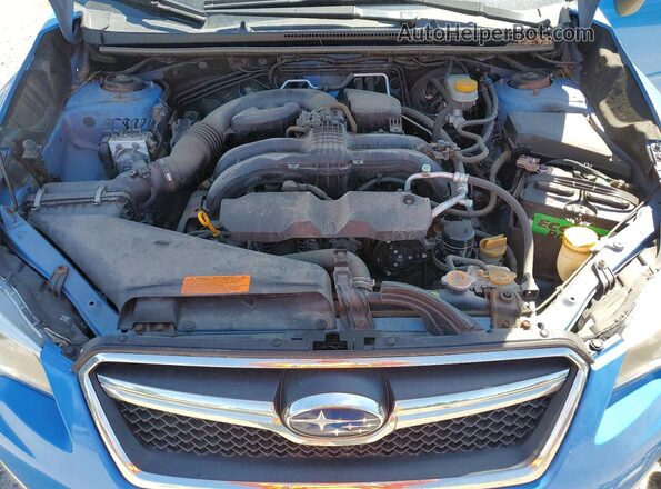 JF2GPABC1GH202205 2016 SUBARU CROSSTREK Blue Շարժիչի բաժամունքի տեսք