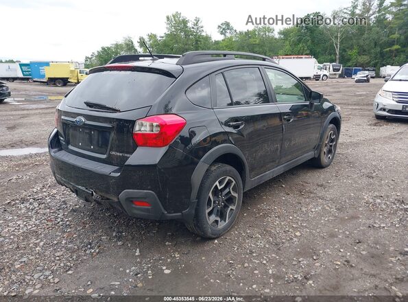 JF2GPABC1H8206143 2017 SUBARU CROSSTREK Black Trasero derecho