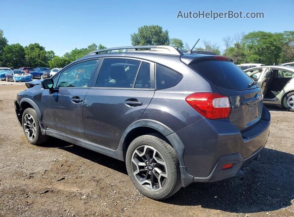 JF2GPABC1HG255154 2017 SUBARU CROSSTREK Charcoal Trasero izquierdo
