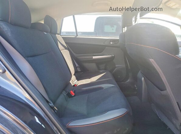 JF2GPABC1HG255154 2017 SUBARU CROSSTREK Charcoal Vista de los asientos traseros