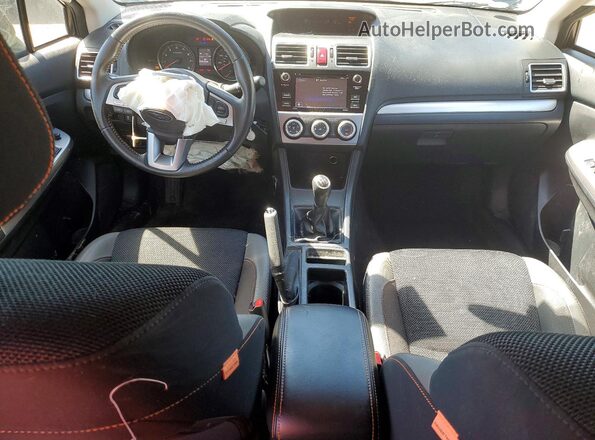 JF2GPABC1HG255154 2017 SUBARU CROSSTREK Charcoal Vista del salpicadero