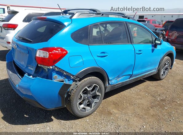 JF2GPABC1HH270294 2017 SUBARU CROSSTREK Синий Задняя правая четверть