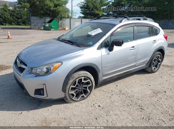 JF2GPABC2G8268312 2016 SUBARU CROSSTREK Silver წინა მარცხენა ხედი სამი მეოთხედიდან