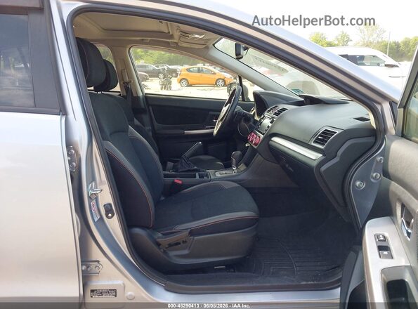 JF2GPABC2G8268312 2016 SUBARU CROSSTREK Silver წინა სალონის ხედი