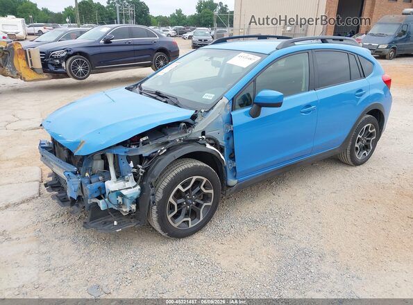 JF2GPABC2G8339055 2016 SUBARU CROSSTREK Blue Передня ліва чверть