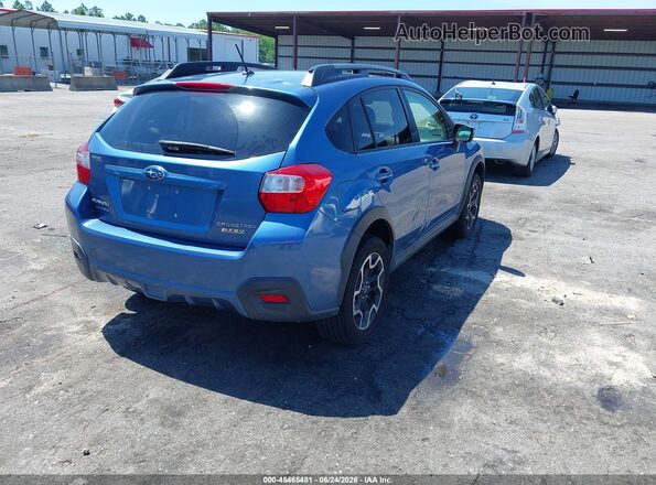 JF2GPABC2HH247610 2017 SUBARU CROSSTREK Синий Задняя правая четверть