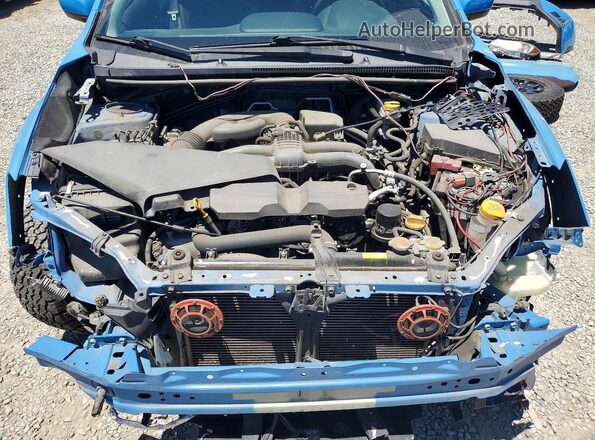 JF2GPABC3G8321602 2016 SUBARU CROSSTREK Синий Вид подкапотного пространства