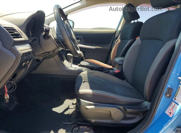 JF2GPABC3G8321602 2016 SUBARU CROSSTREK Синий Вид салона спереди