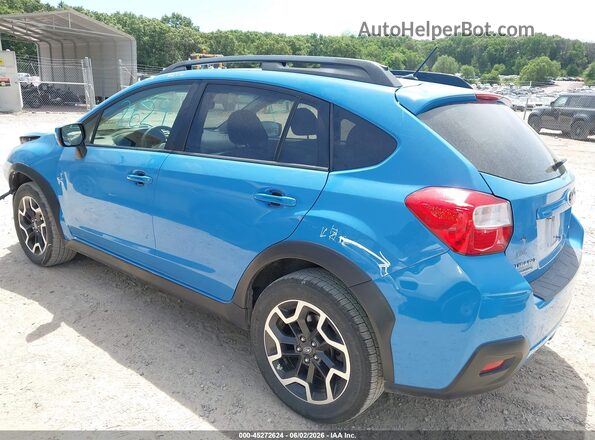 JF2GPABC3G8326945 2016 SUBARU CROSSTREK Blue Задня ліва чверть