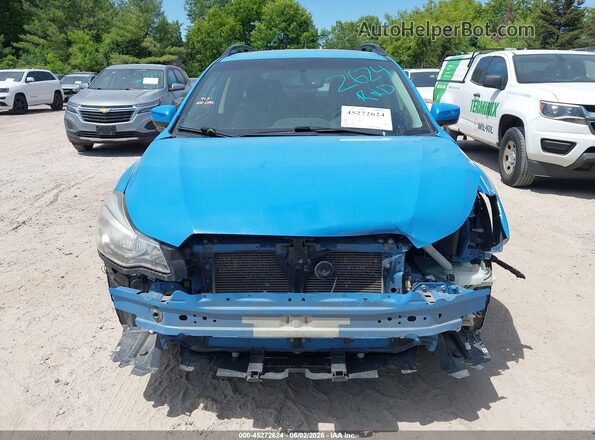 JF2GPABC3G8326945 2016 SUBARU CROSSTREK Blue Вид задньої частини салону