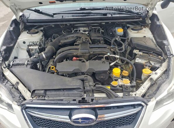 JF2GPABC3H8223073 2017 SUBARU CROSSTREK Белый Вид задней части салона