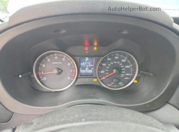 JF2GPABC3HH240262 2017 SUBARU CROSSTREK Blue Instrument cluster view