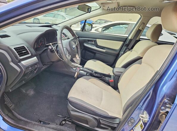 JF2GPABC3HH240262 2017 SUBARU CROSSTREK Blue Front interior view