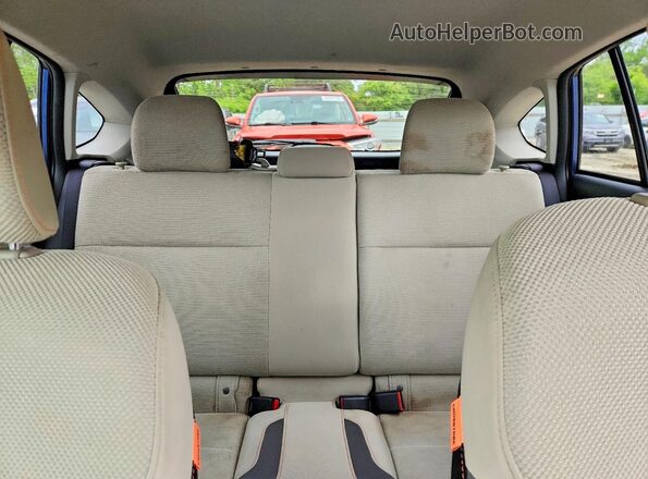 JF2GPABC3HH240262 2017 SUBARU CROSSTREK Blue Rear seats view