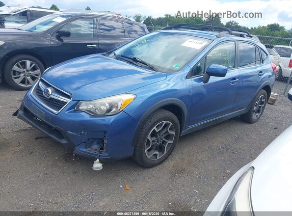 JF2GPABC3HH252458 2017 SUBARU CROSSTREK Blue Передня ліва чверть