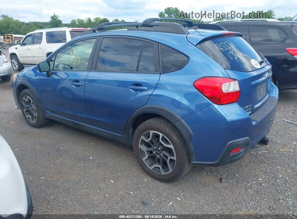 JF2GPABC3HH252458 2017 SUBARU CROSSTREK Blue Задня ліва чверть