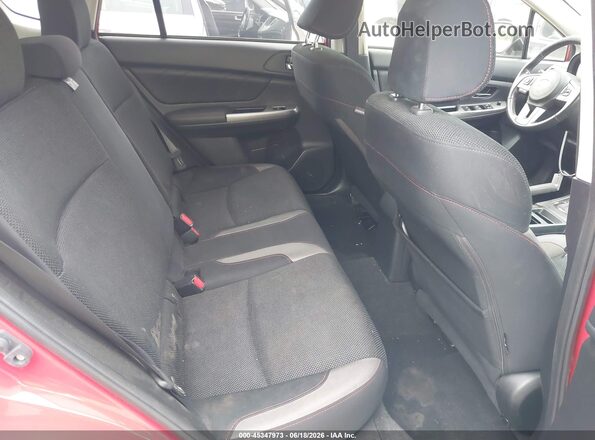 JF2GPABC4G8309989 2016 SUBARU CROSSTREK Red Vista de la etiqueta del VIN