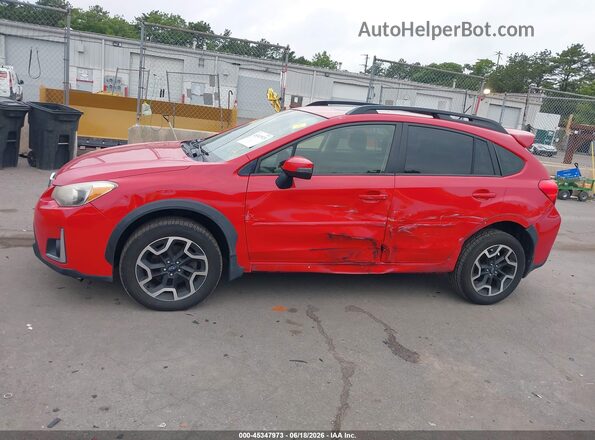 JF2GPABC4G8309989 2016 SUBARU CROSSTREK Red Vista interior de 360 grados