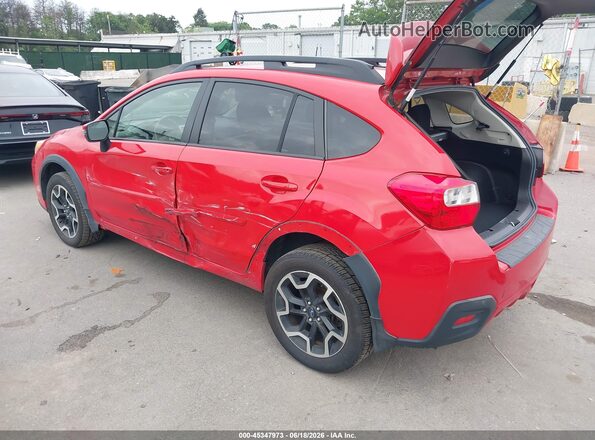 JF2GPABC4G8309989 2016 SUBARU CROSSTREK Red Trasero izquierdo