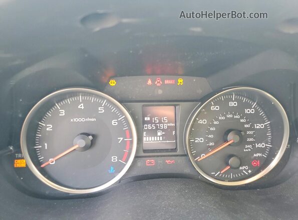 JF2GPABC4G9229859 2016 SUBARU CROSSTREK Белый 