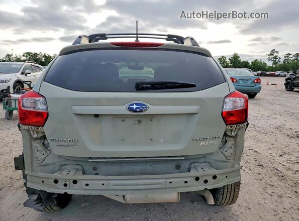 JF2GPABC4HH275957 2017 SUBARU CROSSTREK Green Rear view