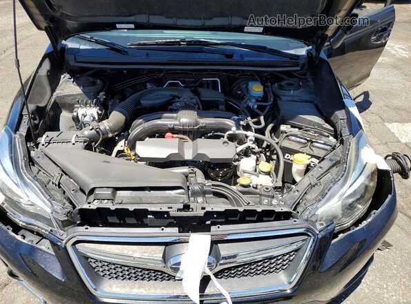 JF2GPABC5G8292796 2016 SUBARU CROSSTREK Black Սալոնի հետևի տեսք