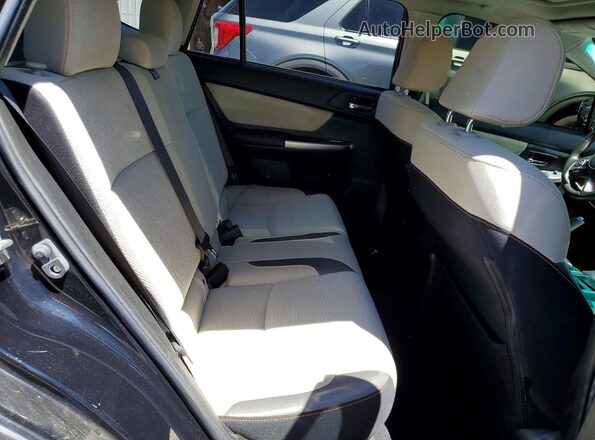 JF2GPABC5G8292796 2016 SUBARU CROSSTREK Black Հետևի նստատեղերի տեսք