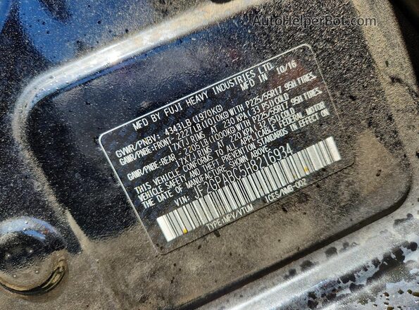 JF2GPABC5H8216934 2017 SUBARU CROSSTREK Black 
