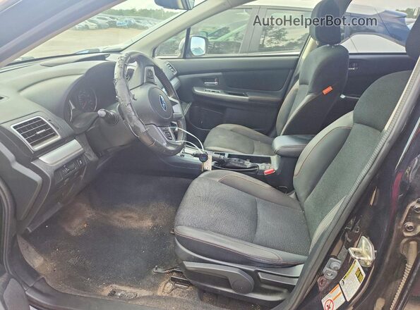 JF2GPABC6H8200483 2017 SUBARU CROSSTREK Charcoal Вид салону спереду