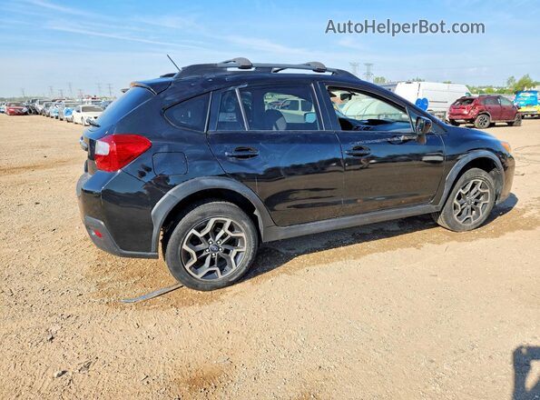 JF2GPABC6H8266810 2017 SUBARU CROSSTREK Черный Задняя правая четверть