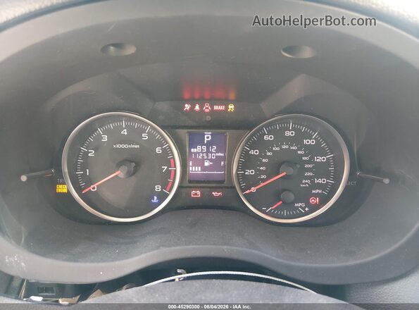 JF2GPABC7G8227058 2016 SUBARU CROSSTREK Black Հետևի նստատեղերի տեսք