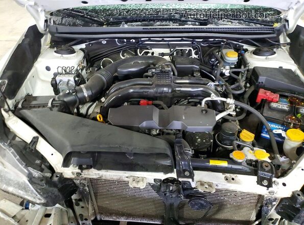 JF2GPABC7G8231479 2016 SUBARU CROSSTREK White უკანა სალონის ხედი