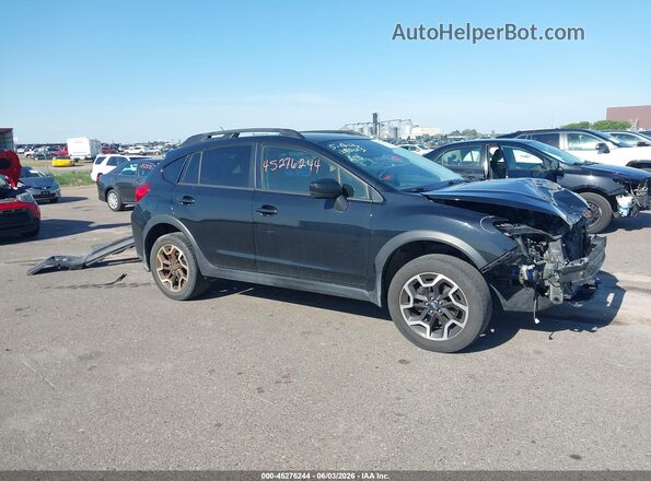JF2GPABC7G9337358 2016 SUBARU CROSSTREK Black Սալոնի 360 աստիճան տեսք