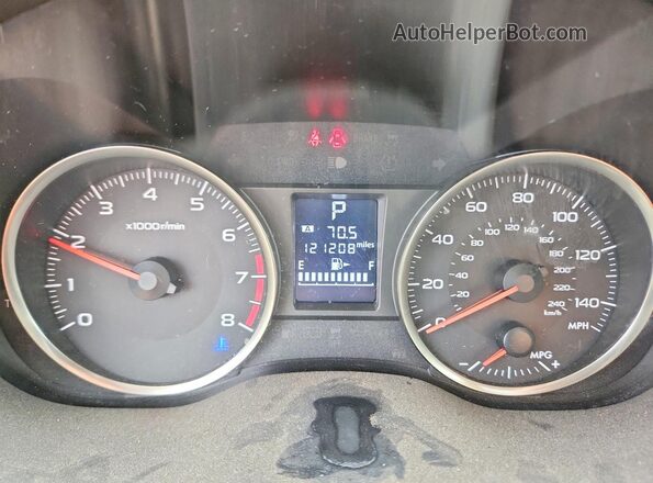 JF2GPABC7H8232911 2017 SUBARU CROSSTREK Burgundy 