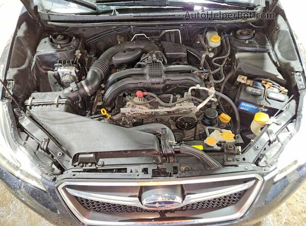 JF2GPABC8G8242488 2016 SUBARU CROSSTREK Gray Widok komory silnika