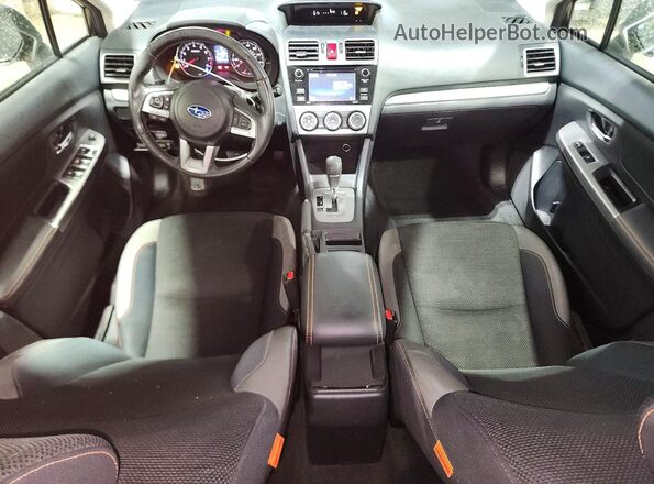 JF2GPABC8G8242488 2016 SUBARU CROSSTREK Gray Widok deski rozdzielczej