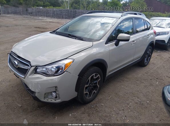 JF2GPABC8GH310451 2016 SUBARU CROSSTREK Gray Առջևի ձախ երեք քառորդ տեսարան