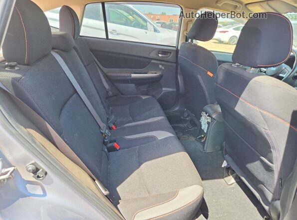 JF2GPABC9G8276584 2016 SUBARU CROSSTREK Silver Rear seats view