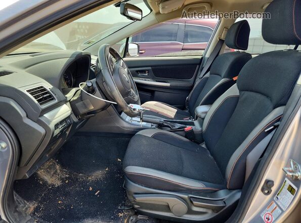 JF2GPABC9G8276584 2016 SUBARU CROSSTREK Silver Front interior view