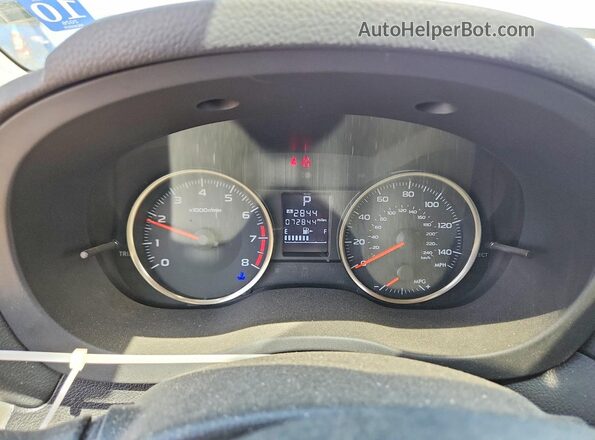 JF2GPABC9G8276584 2016 SUBARU CROSSTREK Silver Instrument cluster view