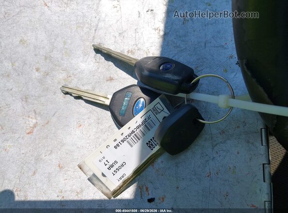 JF2GPABC9H9206188 2017 SUBARU CROSSTREK Silver Вид панелі приладів