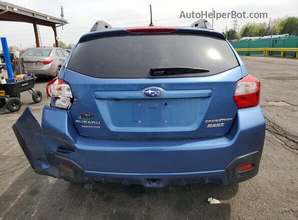 JF2GPABC9HH272407 2017 SUBARU CROSSTREK Blue Вид ззаду