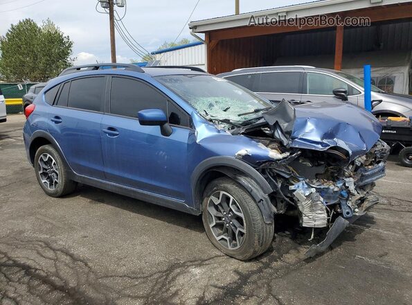 JF2GPABC9HH272407 2017 SUBARU CROSSTREK Blue Передня права чверть