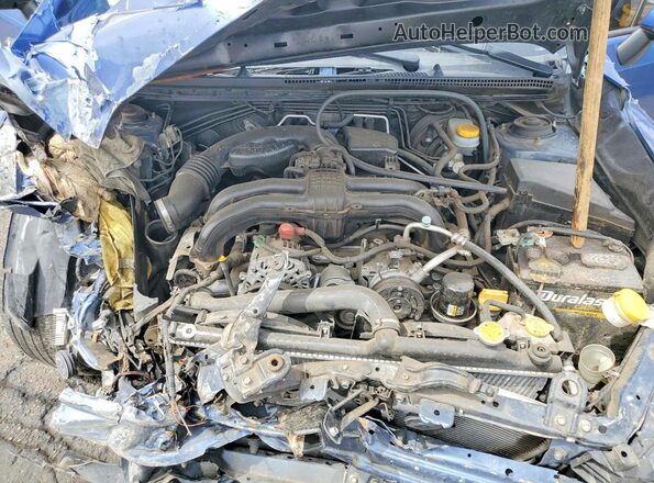 JF2GPABC9HH272407 2017 SUBARU CROSSTREK Blue Вид задньої частини салону
