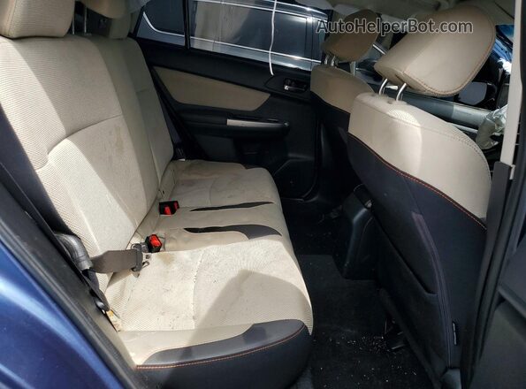 JF2GPABC9HH272407 2017 SUBARU CROSSTREK Blue Вид задніх сидінь