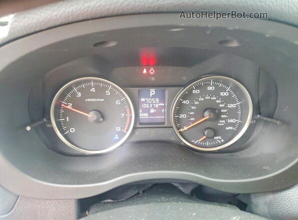 JF2GPABCXG8345623 2016 SUBARU CROSSTREK White Instrument cluster view