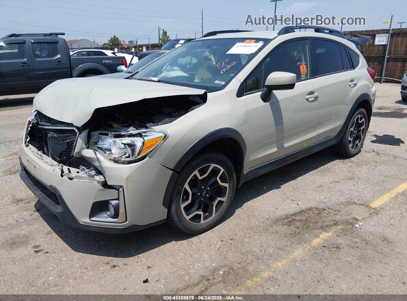 JF2GPABCXG9279200 2016 SUBARU CROSSTREK Beige Առջևի ձախ երեք քառորդ տեսարան