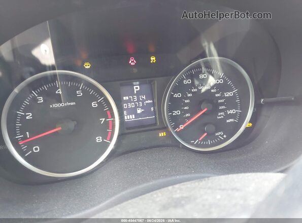 JF2GPABCXH8226326 2017 SUBARU CROSSTREK Gray უკანა სავარძლების ხედი