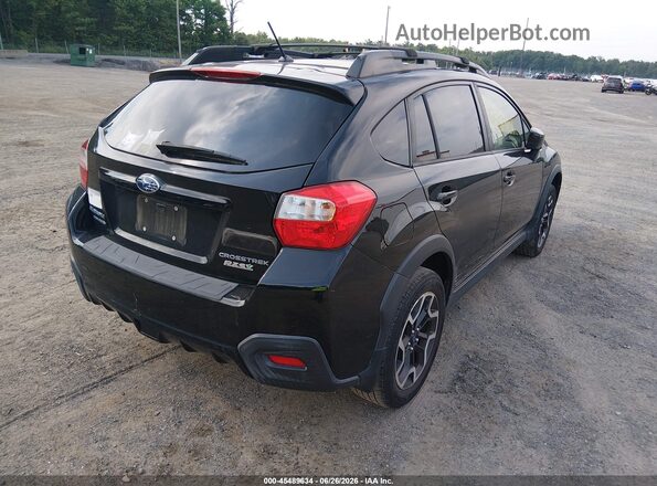 JF2GPABCXHH226990 2017 SUBARU CROSSTREK Черный Задняя правая четверть